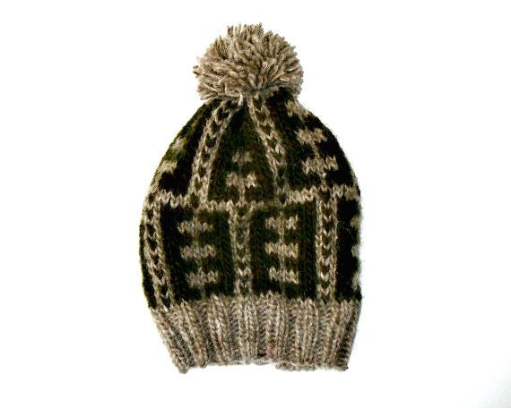 PDF Knitting Pattern Nordic Estonian Icelandic Wool Hat