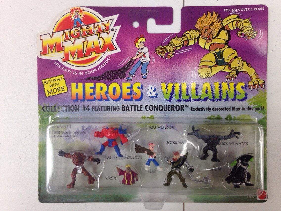 Mighty Max Heroes & Villains Collection 4 battle conqueror
