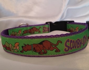 Handmade Scooby Doo Dog Collar-(Matching Lead Available)