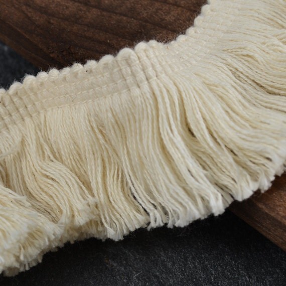 15/8 Vintage Cotton Fringe Trim by 2yard TR11138