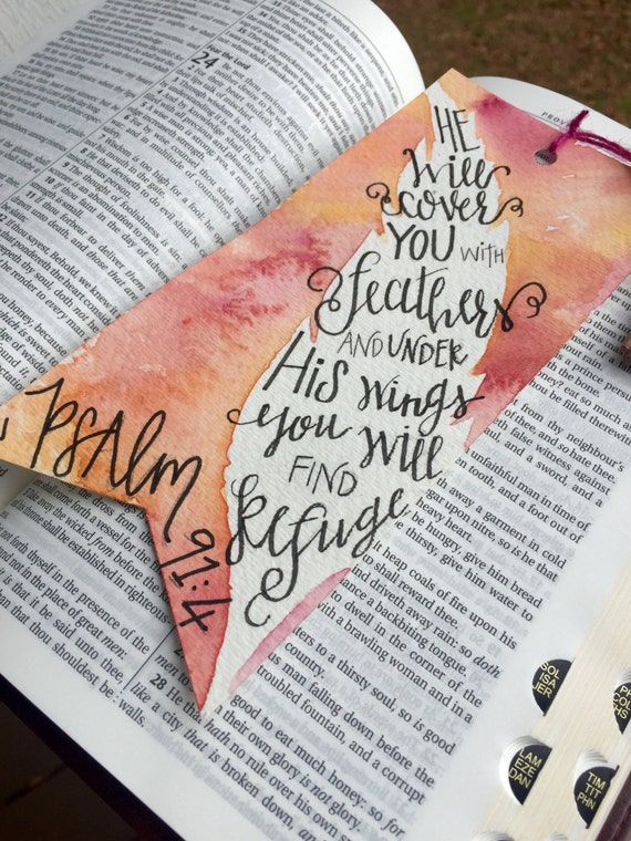 items similar to handmade bible verse bookmark on etsy