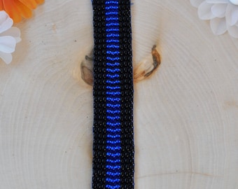 Thin Blue Line Bracelet