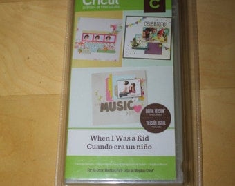 When I Was a Kid NEW Cricut Cartridge