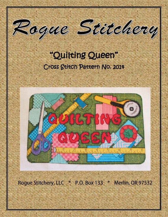 Cross Stitch Pattern - Quilting Queen (pdf for download ...