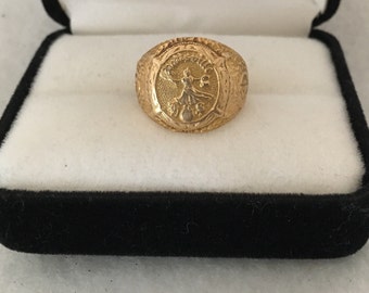 Solid 10K Gold High School Class Ring Pottsville 1939 excellent Condition Heavy Gold Ring