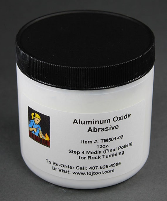 Rock Tumbling Media Step 4 Aluminum Oxide Polish 12ozs