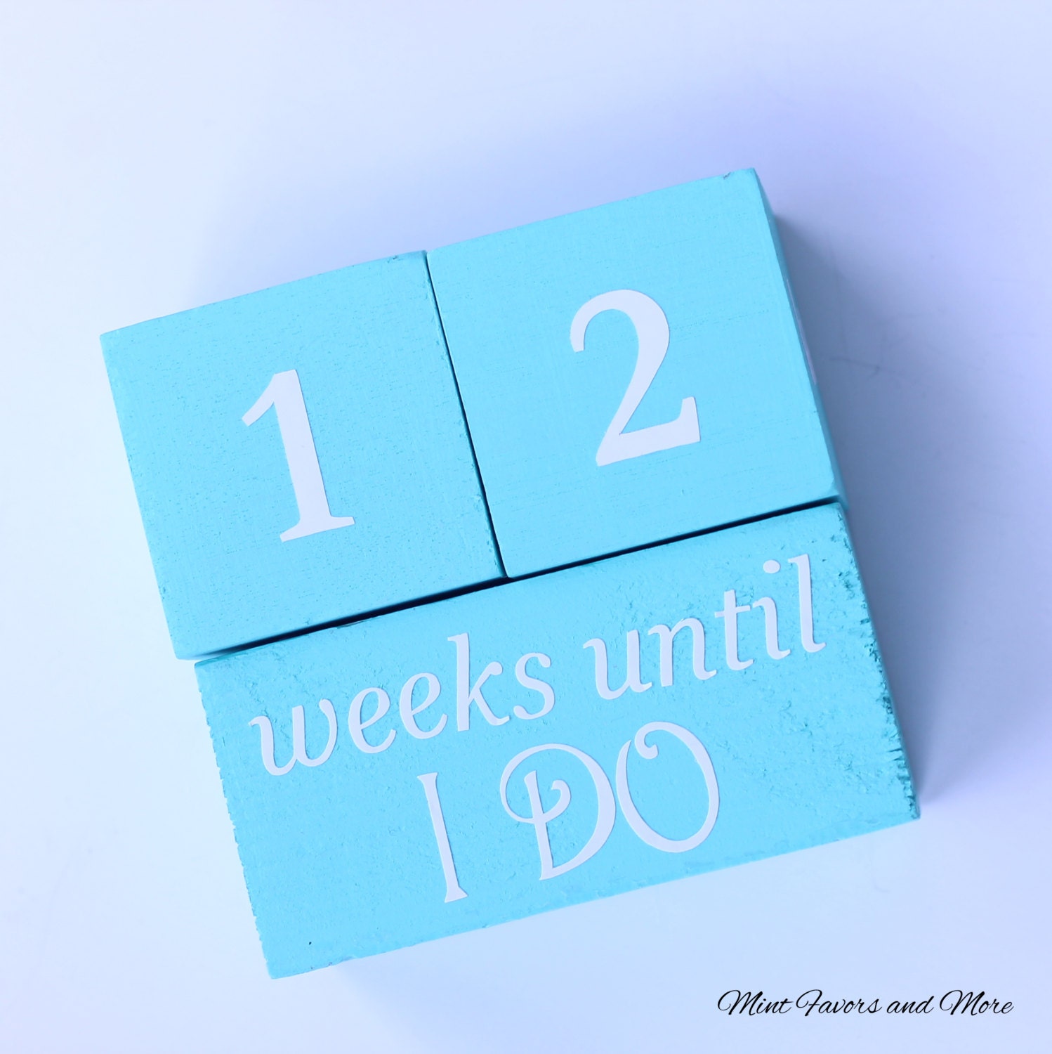 Wedding Countdown blocks bridal shower gifts engagement Wedding Countdown blocks bridal shower gifts engagement