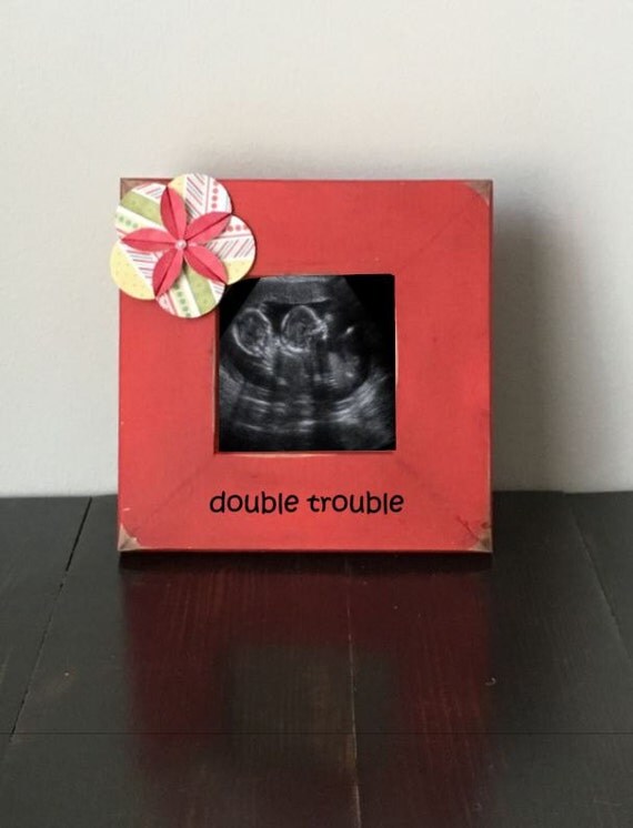 Twins Ultrasound Frame Twins Frame Twins Sonogram Frame Double