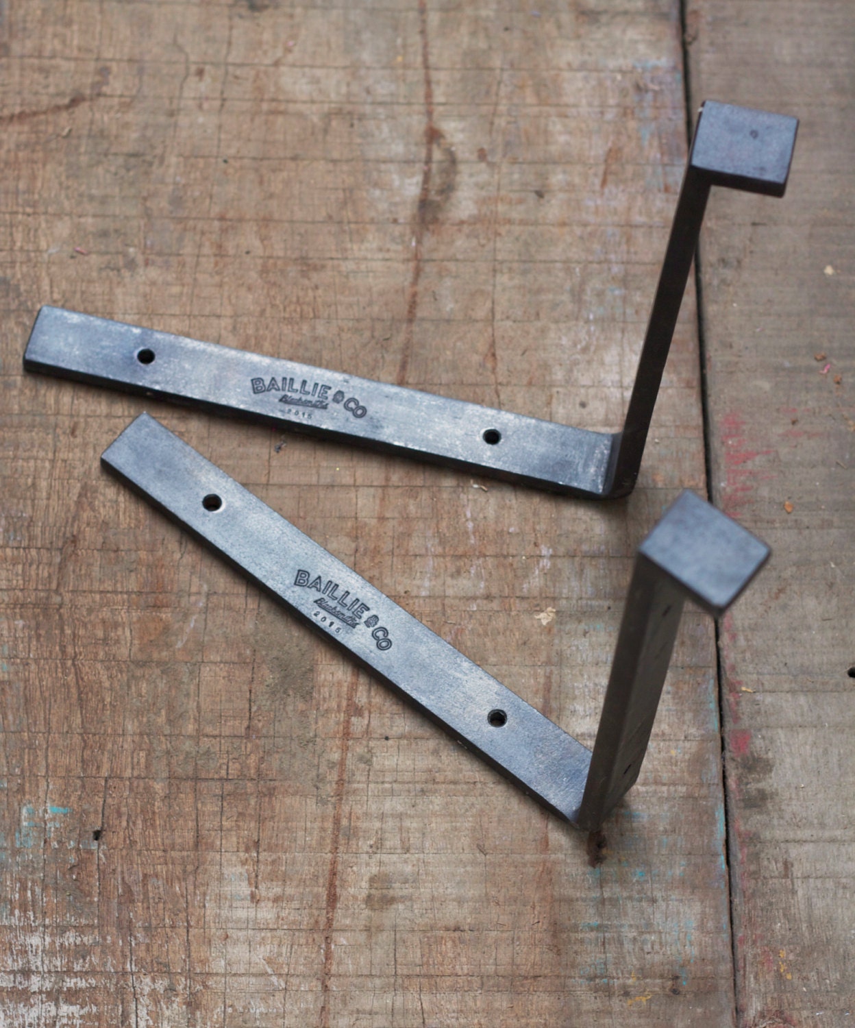 Industrial Style Shelf Brackets various sizes by BaillieandCo
