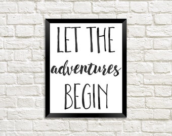Let the Adventures Begin Banner Let the Adventures Begin