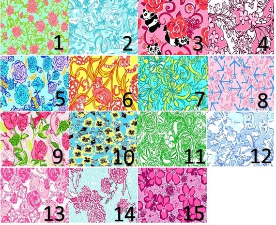 12x12 12x24 Lilly Pulitzer Sorority