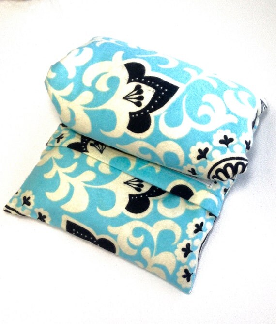 FLAX HEATING PAD large 8 X 18 in Removable/Washable Flannel