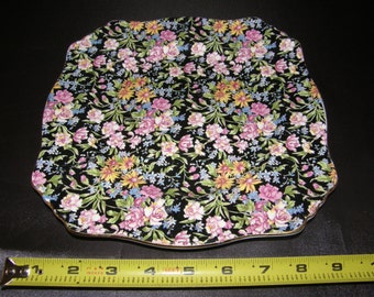 Royal WINTON NANTWICH CHINTZ 1940's Vintage Plate Large 9 1/8