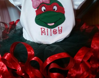 Teenage Mutant Ninja Turtle Inspired Birthday Set ~ TMNT Inspired Birthday Set ~ TMNT Inspired Birthday Tutu Set