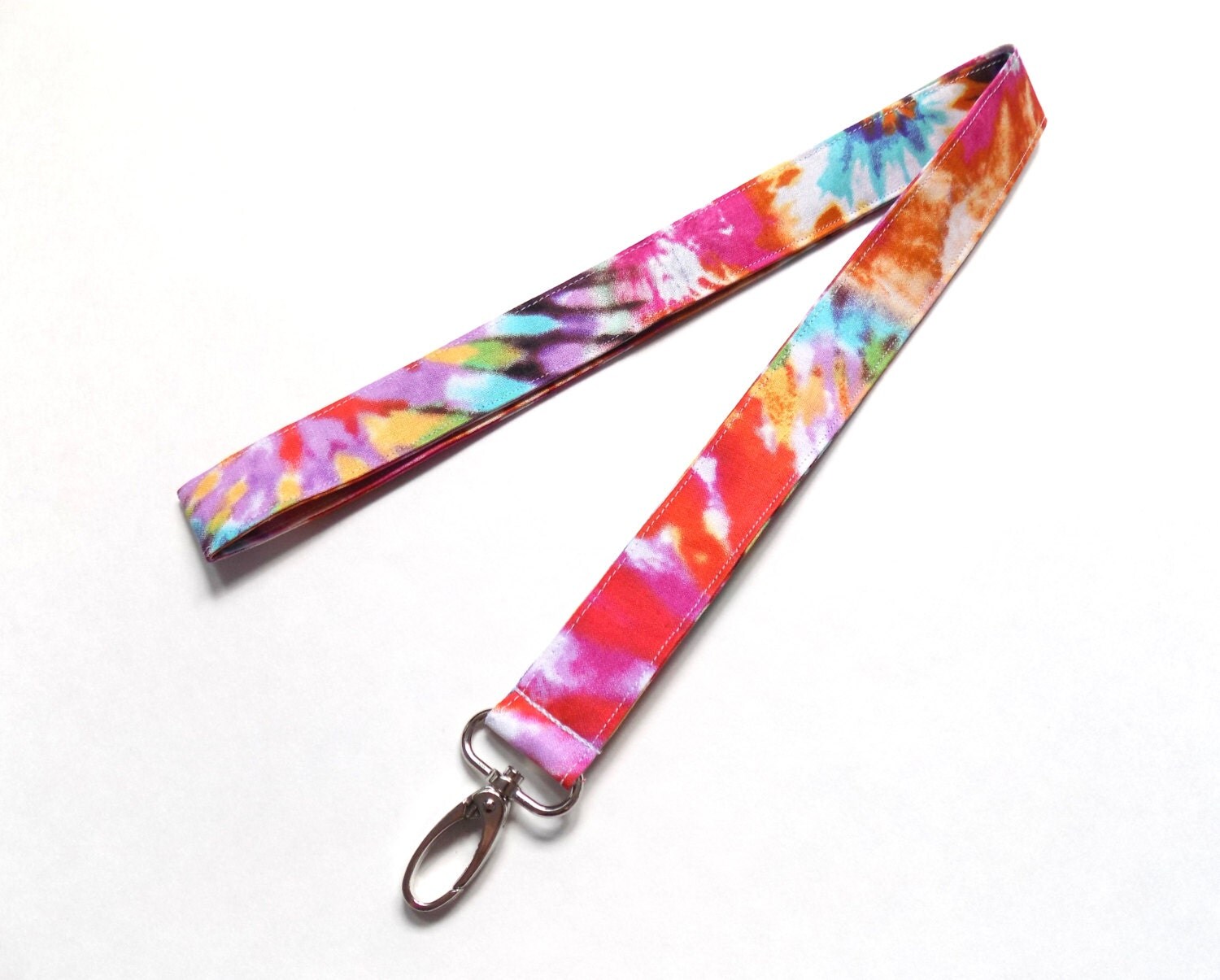 Tie Dye Fashion Lanyard Womens Fabric Lanyards Girls by TrendyStop