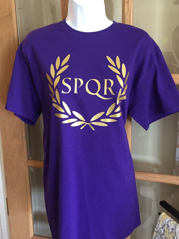 SPQR Percy Jackson T shirt by LinniMarieDesigns on Etsy