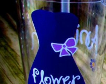 Flower Girl, Flower Girl Gift, Flower Girl Cup, Personalized Flower Girl Cup, Personalized Flower Girl Gift, Flower Girl Tumbler