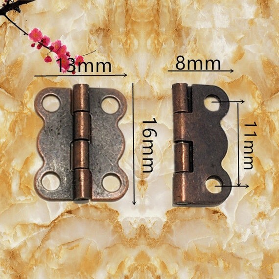 20 pcs 16MMx13MM mini hinges Jewelry Box hinges gift box