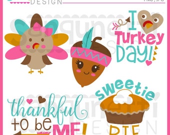 Thanksgiving Clipart, turkey clipart, fall clipart, thankful clipart, pumpkin pie clipart, instant download