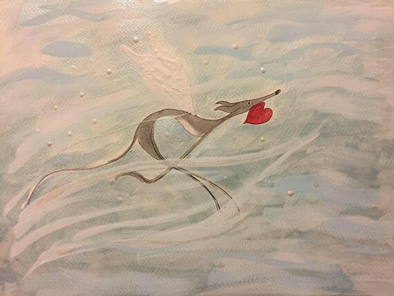 Take my heart with you for I gave it to you A4 Print or