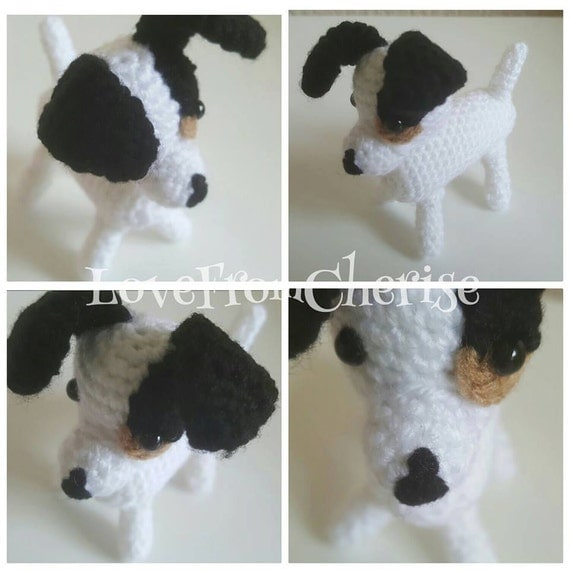 Items similar to Crochet amigurumi Jack Russell Terrier on ...