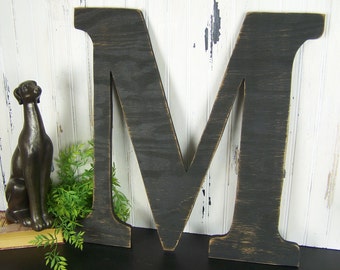 Large Wooden Letter 18 inch Letter Oversized Letter Sign Rustic Kitchen Decor Wall Letters Nursery Letters Rustic Letters Shabby Chic Decor