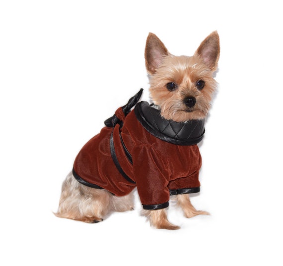 The Dog Smoking Jacket by LittleBearDogApparel on Etsy