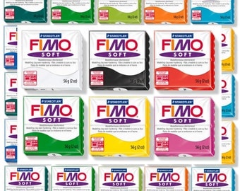 24 Fimo Soft Colours Polymer Clay sculpey best polymer clay