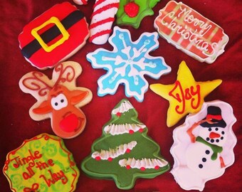 Christmas Butter Cookies decorated christmas cookies christmas themed sugar cookies assorted styles