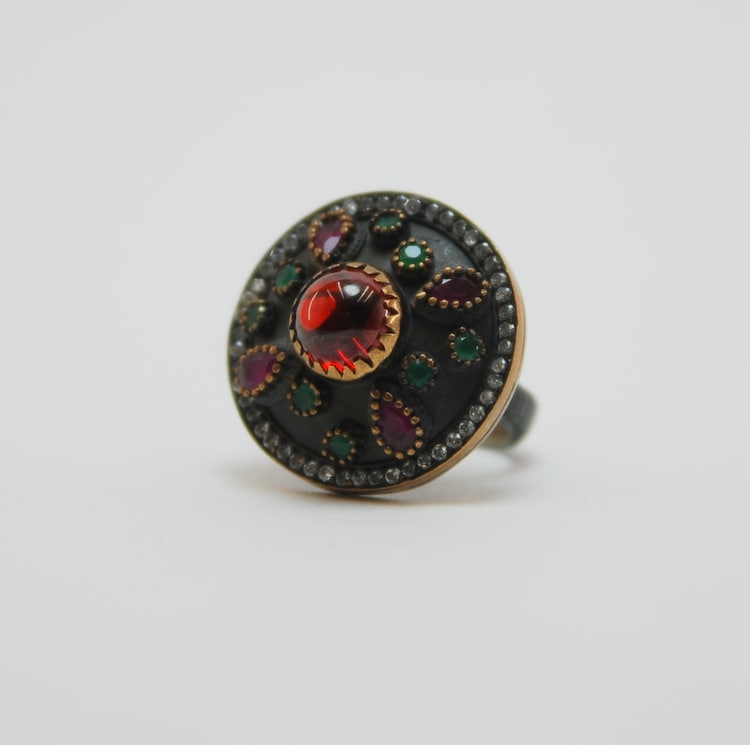 Turkish Ottoman Jewelry Traditional Authentic 925 by Diamondsgem