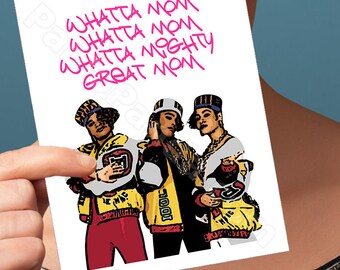 Mom Birthday Card | Salt And Pepper Card | Funny Birthday Card Cute Gifts Celebrity What A Man Mom Birthday Gift For Her Card For Wife Adult