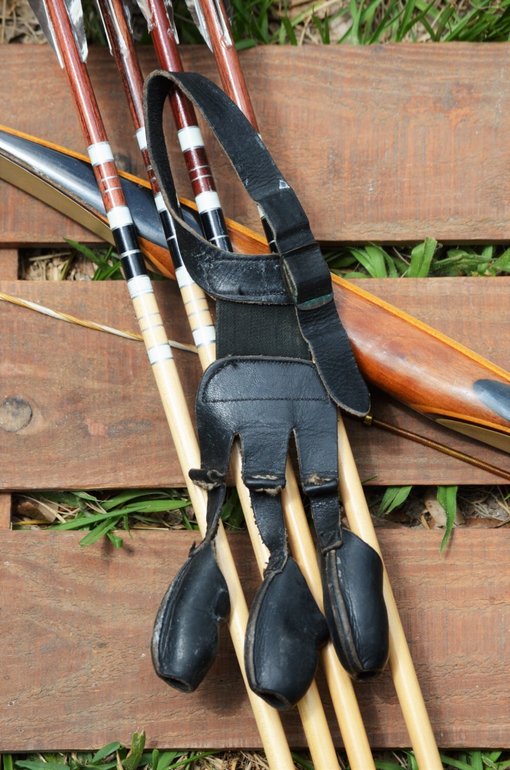 Archery shooting glove leather archery glove