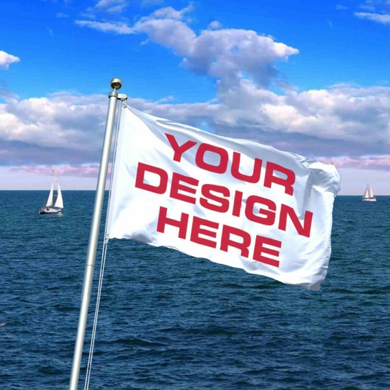 custom printed boat flags vendors festivals businesses