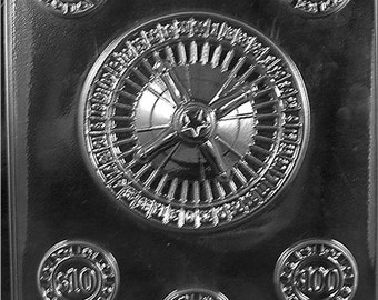 Casino chocolate molds