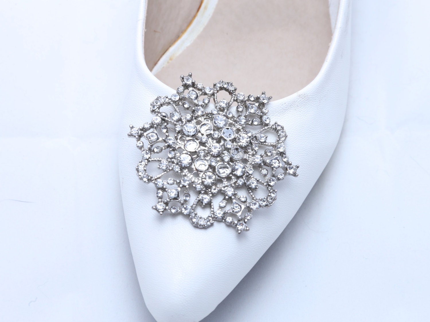 Bridal Shoe Clips Wedding Shoe Clips Jewelry by sweetygarden