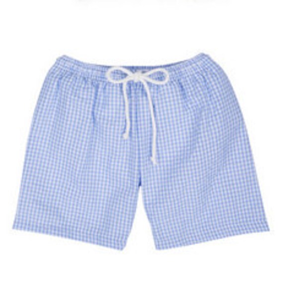 Embroidered Boy's Swim Trunks