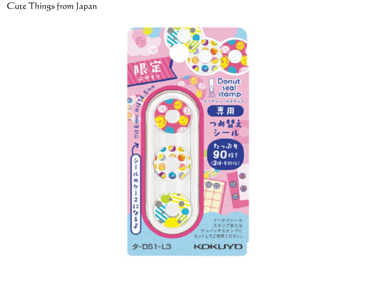 NEW Limited Edition Donuts Seal Stamp Refill Stickers Stamp