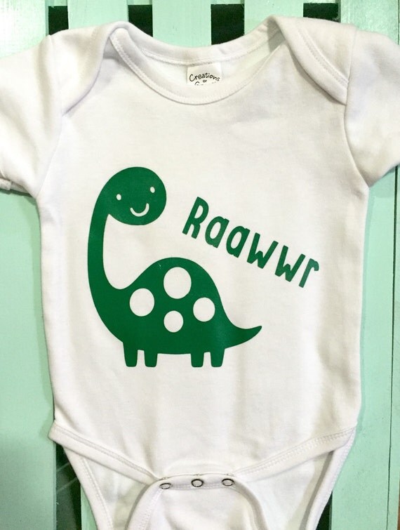 Dinosaur Baby Bodysuit Baby onesie