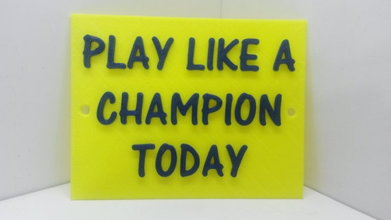 Play Like A Champion Today Home Man Cave Notre Dame Irish