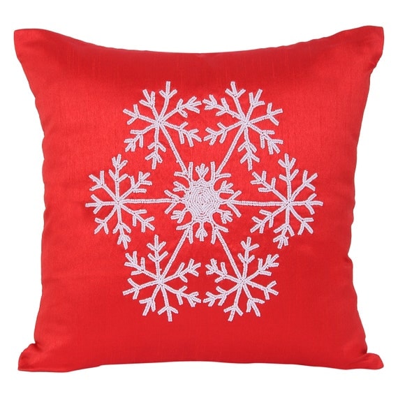 snowflake pillow