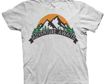 Unique mountain t shirt related items | Etsy