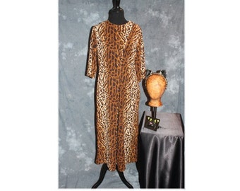 Cheetah Girl / Wild Cat / The Jungle Book / Cats / Tarzan Costume / Vintage Loungewear-Medium (A107)
