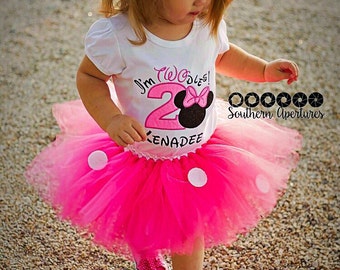 Minnie Mouse tutu, Pink polka dot tutu, Pink tutu, Minnie Mouse costume, Pink skirt, Pink and white tutu, Gift for girls