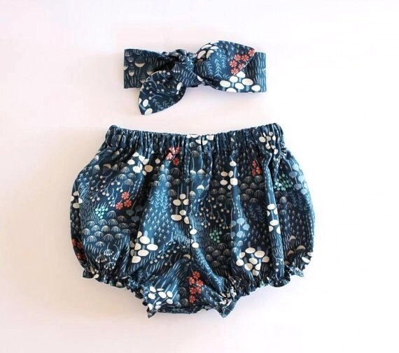Organic Flora Baby Bloomer Set Baby by OrganicMinikins on Etsy