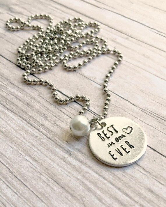 Gifts for Mom Best Mom Ever Necklace Gift for Mom by