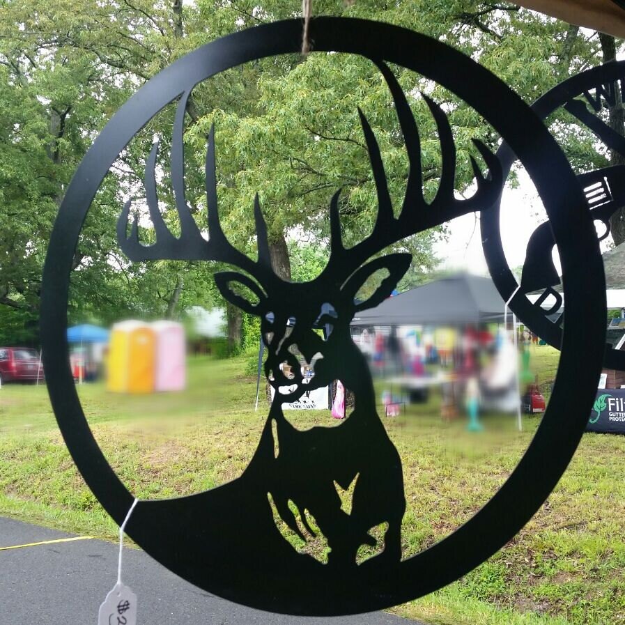 Metal Deer/Buck Silhouette by 4Rosesdesigns on Etsy