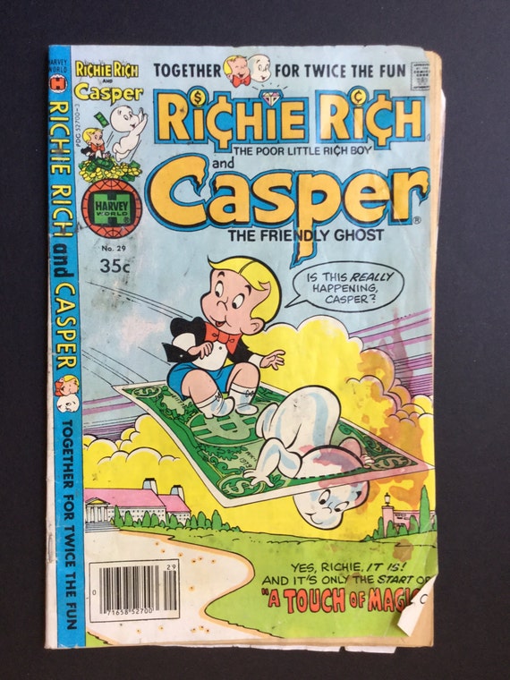 Items similar to Richie Rich and Casper the Friendly Ghost on Etsy