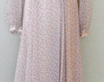 Vintage 1970's Gunne Sax Floral Wedding Dress