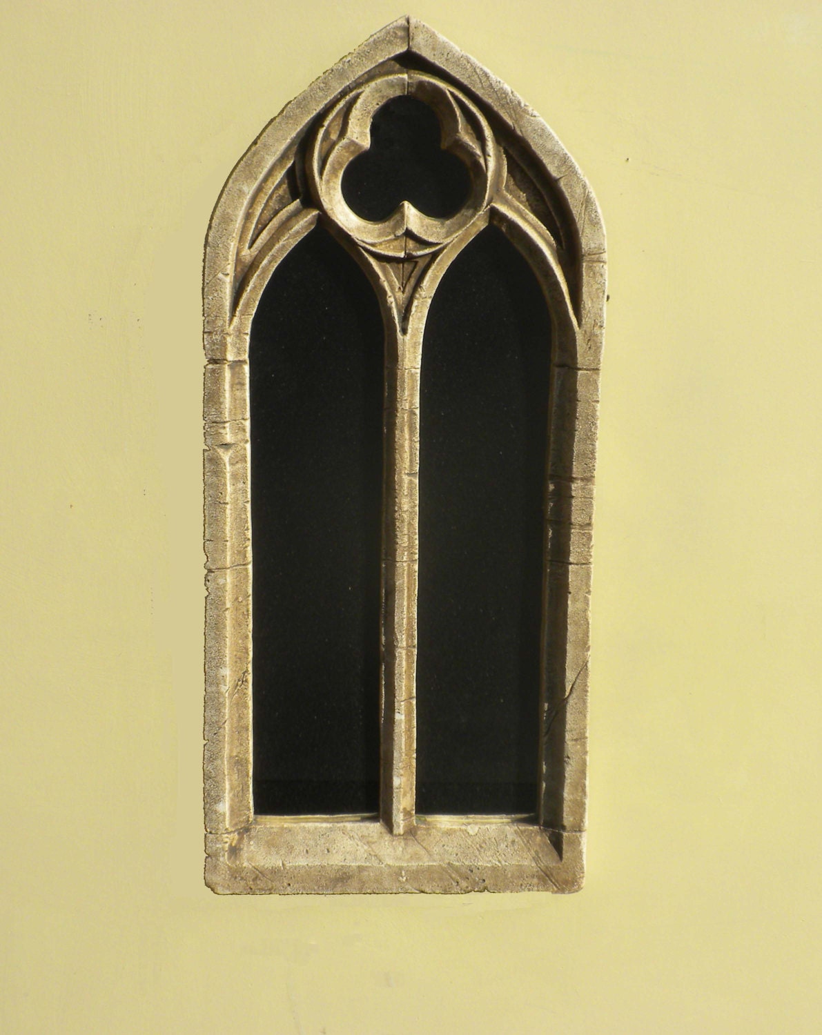Double Arch Gothic Church Window frame mirrorvintage