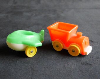 Plastic toy train | Etsy